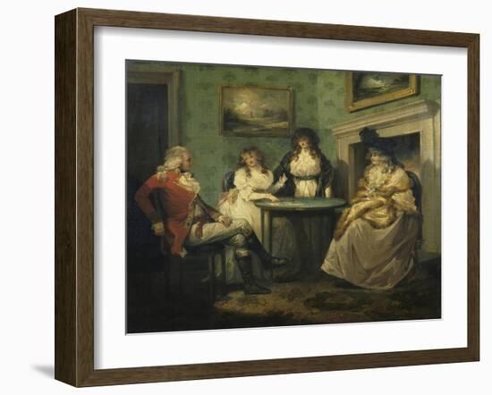 The Fortune Teller-George Morland-Framed Giclee Print