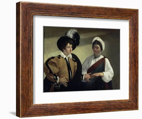 The Fortune Teller-Caravaggio-Framed Giclee Print