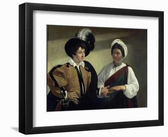 The Fortune Teller-Caravaggio-Framed Giclee Print