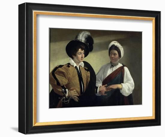 The Fortune Teller-Caravaggio-Framed Giclee Print