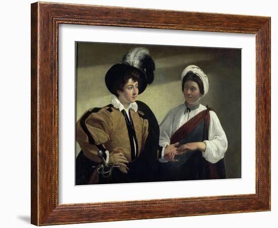 The Fortune Teller-Caravaggio-Framed Giclee Print