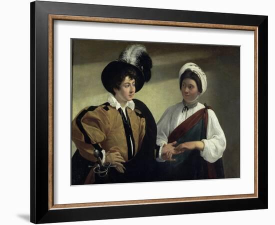 The Fortune Teller-Caravaggio-Framed Giclee Print