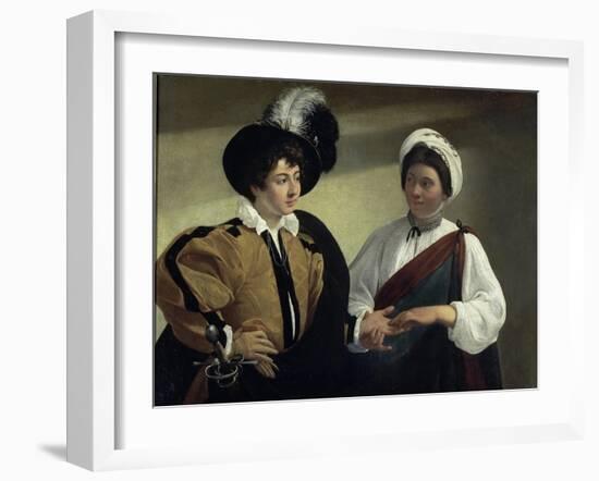 The Fortune Teller-Caravaggio-Framed Giclee Print