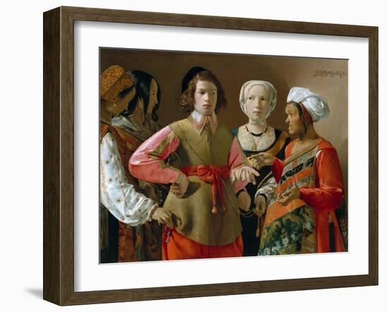 The Fortune Teller-Georges de La Tour-Framed Giclee Print