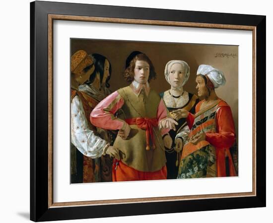 The Fortune Teller-Georges de La Tour-Framed Giclee Print