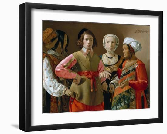 The Fortune Teller-Georges de La Tour-Framed Giclee Print