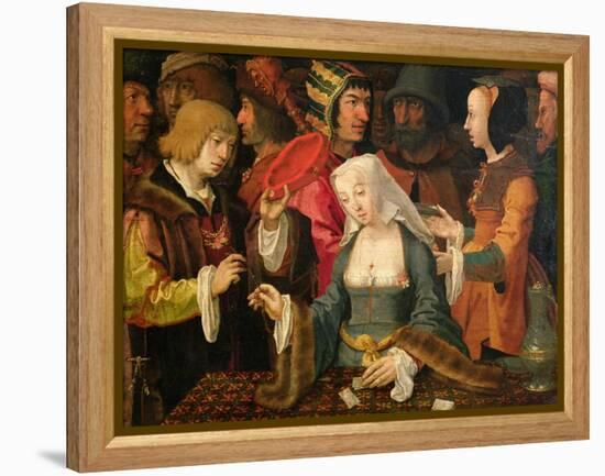 The Fortune Teller-Lucas van Leyden-Framed Premier Image Canvas