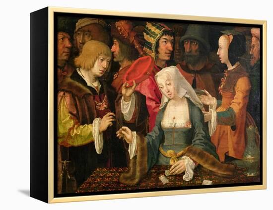 The Fortune Teller-Lucas van Leyden-Framed Premier Image Canvas