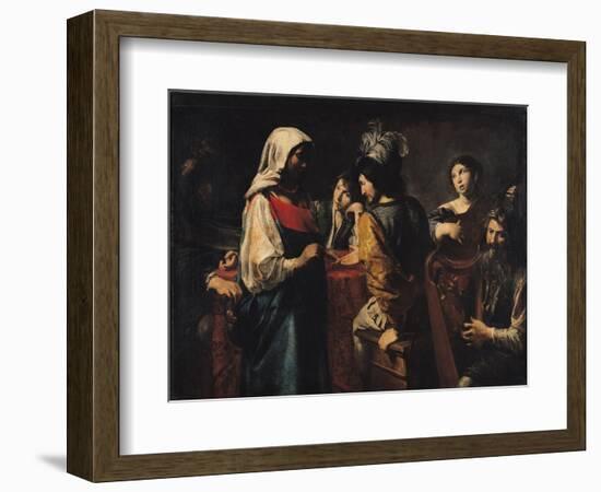 The Fortune Teller-Valentin de Boulogne-Framed Giclee Print