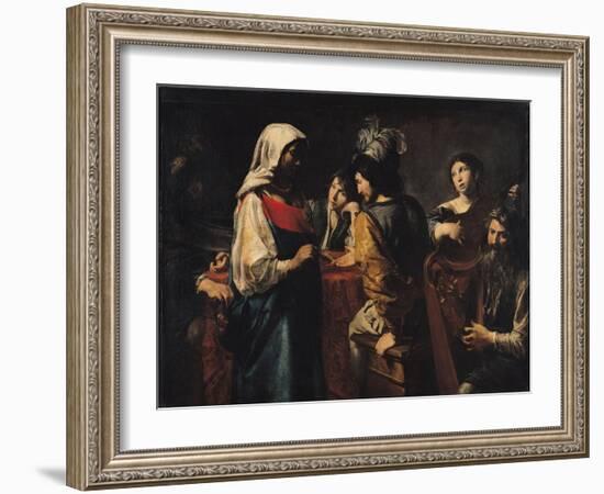 The Fortune Teller-Valentin de Boulogne-Framed Giclee Print