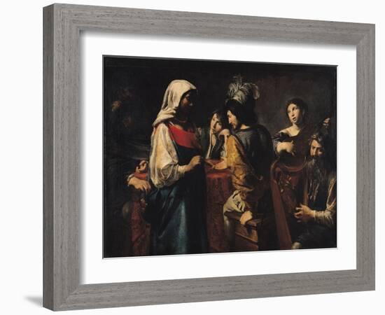 The Fortune Teller-Valentin de Boulogne-Framed Giclee Print