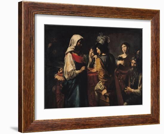 The Fortune Teller-Valentin de Boulogne-Framed Giclee Print