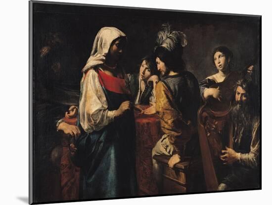 The Fortune Teller-Valentin de Boulogne-Mounted Giclee Print