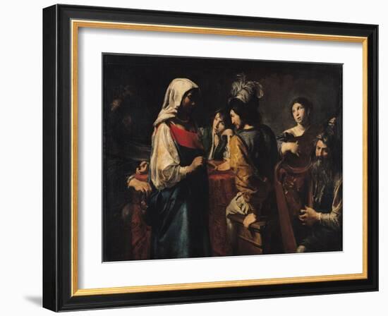 The Fortune Teller-Valentin de Boulogne-Framed Giclee Print