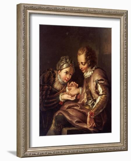 The Fortune Teller-Charles Coypel-Framed Giclee Print