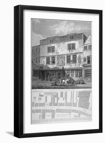 The Fortune Theatre, Golden Lane, City of London, 1811-William Wise-Framed Giclee Print