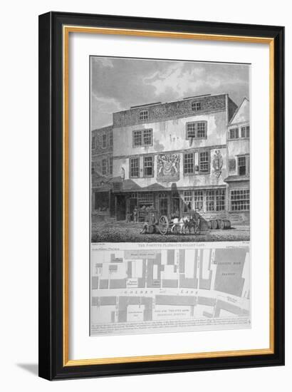 The Fortune Theatre, Golden Lane, City of London, 1811-William Wise-Framed Giclee Print