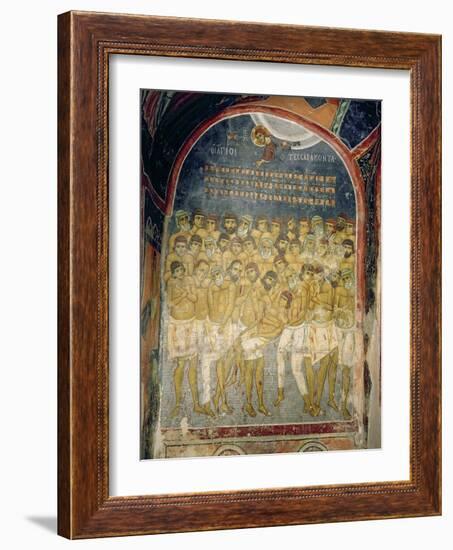 The Forty Martyrs of Sebaste-Byzantine School-Framed Giclee Print