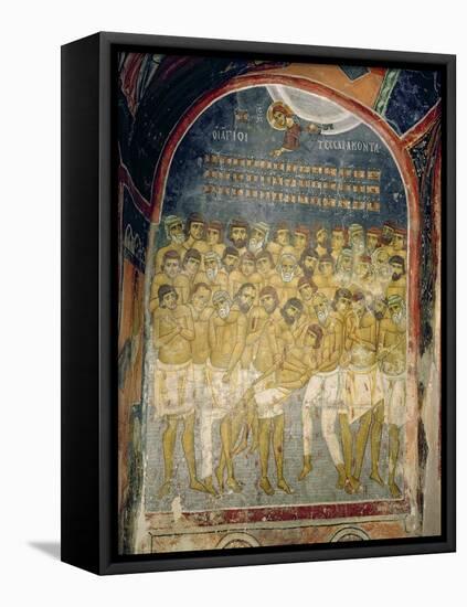 The Forty Martyrs of Sebaste-Byzantine School-Framed Premier Image Canvas