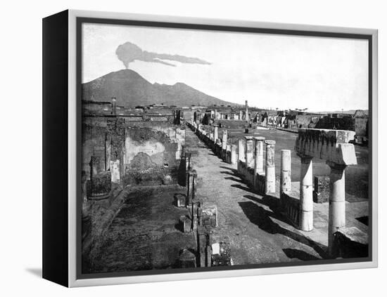 The Forum, Pompeii, Italy, 1893-John L Stoddard-Framed Premier Image Canvas