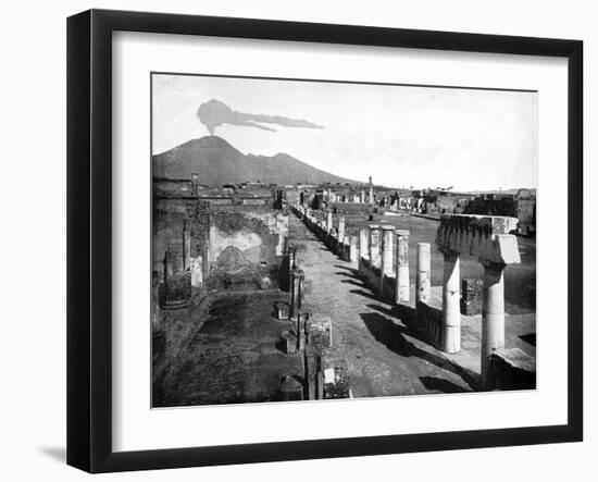 The Forum, Pompeii, Italy, 1893-John L Stoddard-Framed Giclee Print