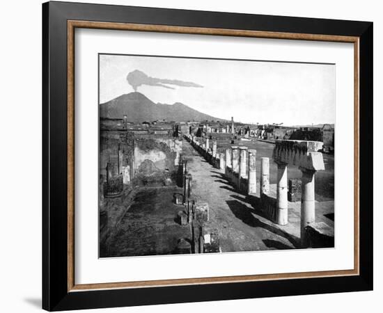 The Forum, Pompeii, Italy, 1893-John L Stoddard-Framed Giclee Print