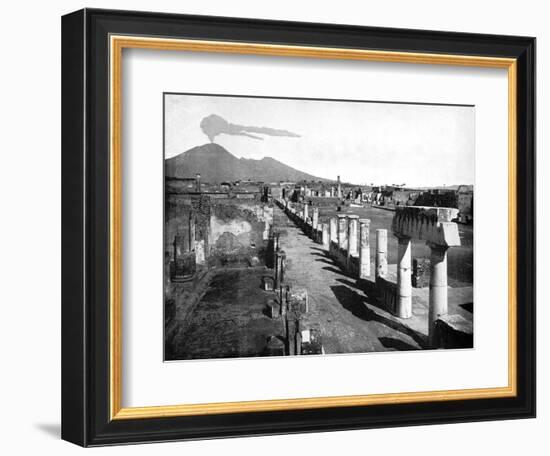 The Forum, Pompeii, Italy, 1893-John L Stoddard-Framed Giclee Print