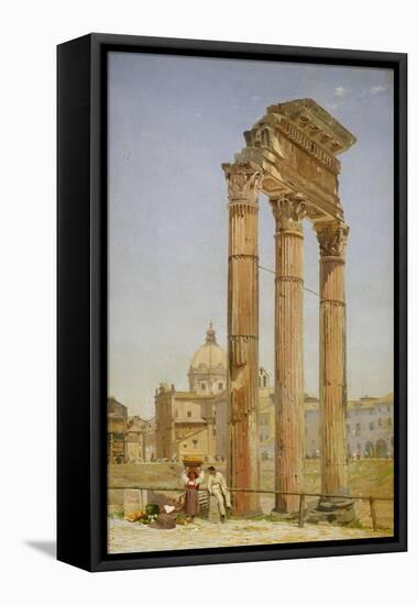 The Forum, Rome, 1875-Niels-anders Bredal-Framed Premier Image Canvas