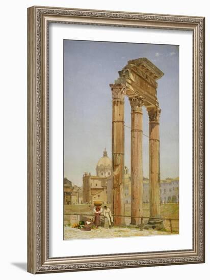 The Forum, Rome, 1875-Niels-anders Bredal-Framed Giclee Print