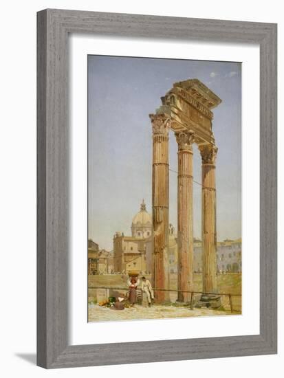 The Forum, Rome, 1875-Niels-anders Bredal-Framed Giclee Print