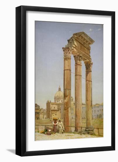 The Forum, Rome, 1875-Niels-anders Bredal-Framed Giclee Print