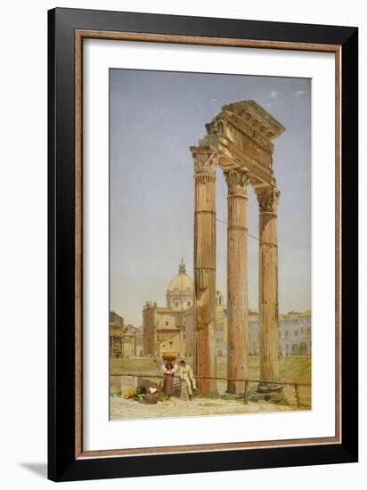 The Forum, Rome, 1875-Niels-anders Bredal-Framed Giclee Print