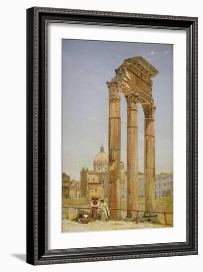 The Forum, Rome, 1875-Niels-anders Bredal-Framed Giclee Print