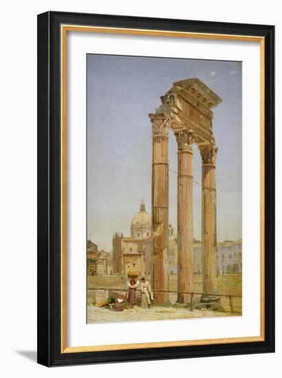 The Forum, Rome, 1875-Niels-anders Bredal-Framed Giclee Print