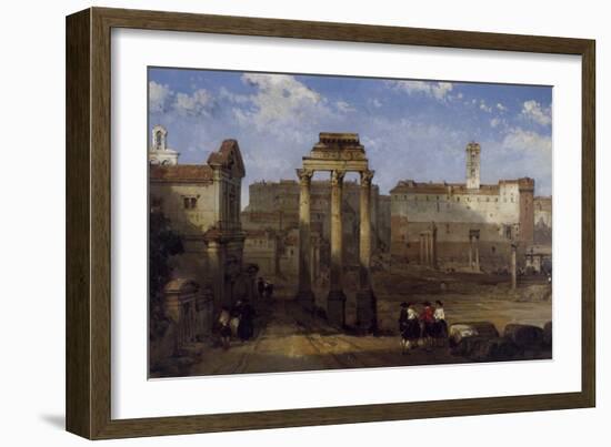 The Forum, Rome-David Roberts-Framed Giclee Print