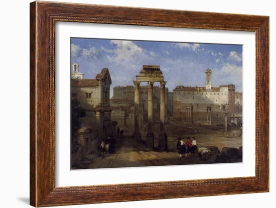 The Forum, Rome-David Roberts-Framed Giclee Print