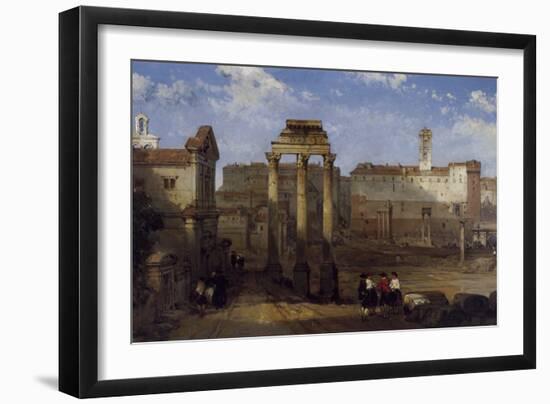 The Forum, Rome-David Roberts-Framed Giclee Print