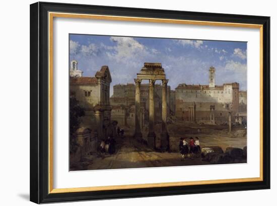 The Forum, Rome-David Roberts-Framed Giclee Print