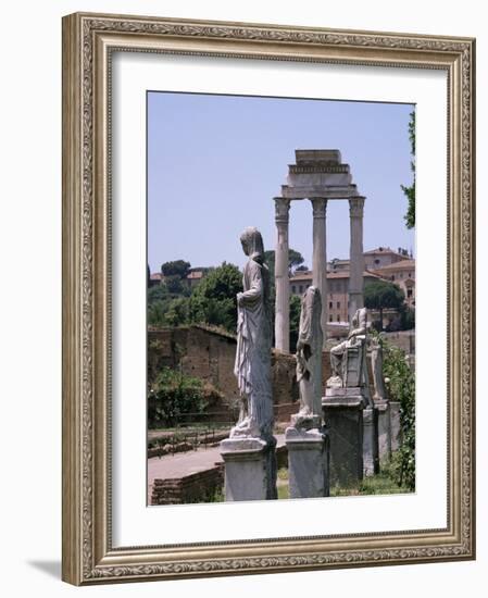 The Forum, Unesco World Heritage Site, Rome, Lazio, Italy-Roy Rainford-Framed Premium Photographic Print