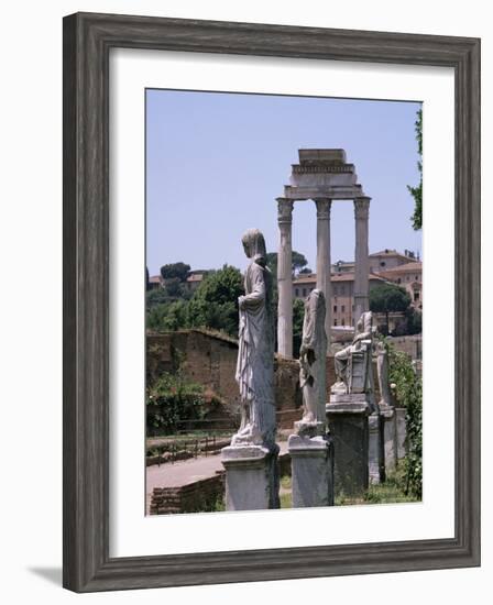 The Forum, Unesco World Heritage Site, Rome, Lazio, Italy-Roy Rainford-Framed Premium Photographic Print