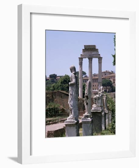 The Forum, Unesco World Heritage Site, Rome, Lazio, Italy-Roy Rainford-Framed Premium Photographic Print