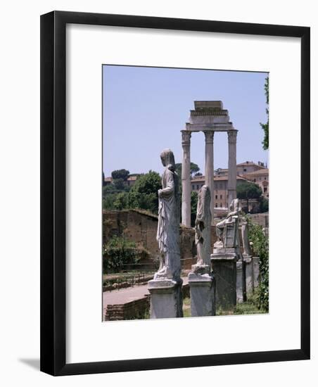 The Forum, Unesco World Heritage Site, Rome, Lazio, Italy-Roy Rainford-Framed Premium Photographic Print