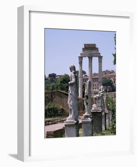 The Forum, Unesco World Heritage Site, Rome, Lazio, Italy-Roy Rainford-Framed Premium Photographic Print