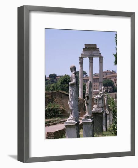 The Forum, Unesco World Heritage Site, Rome, Lazio, Italy-Roy Rainford-Framed Premium Photographic Print