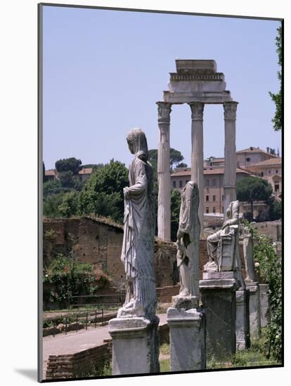 The Forum, Unesco World Heritage Site, Rome, Lazio, Italy-Roy Rainford-Mounted Premium Photographic Print