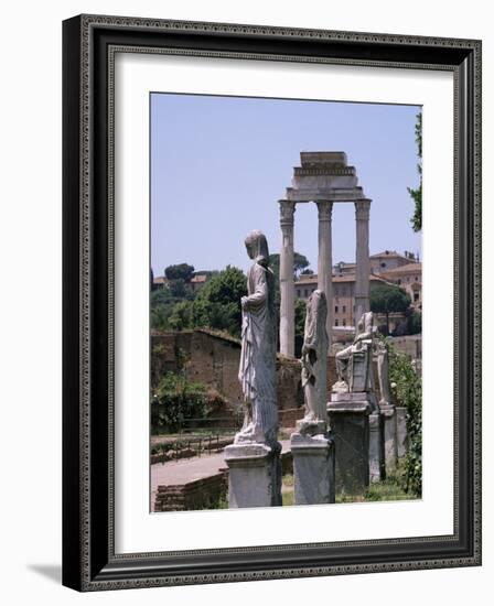 The Forum, Unesco World Heritage Site, Rome, Lazio, Italy-Roy Rainford-Framed Premium Photographic Print