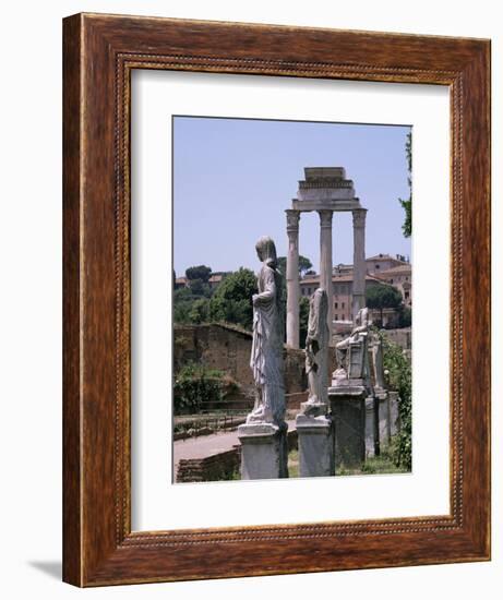 The Forum, Unesco World Heritage Site, Rome, Lazio, Italy-Roy Rainford-Framed Photographic Print