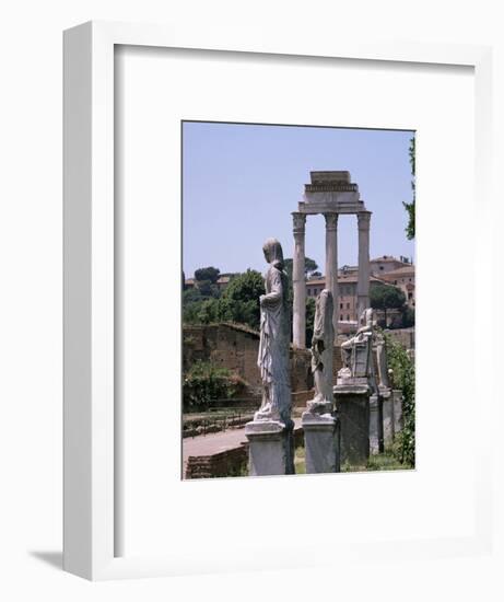 The Forum, Unesco World Heritage Site, Rome, Lazio, Italy-Roy Rainford-Framed Photographic Print