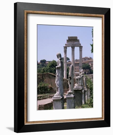 The Forum, Unesco World Heritage Site, Rome, Lazio, Italy-Roy Rainford-Framed Photographic Print