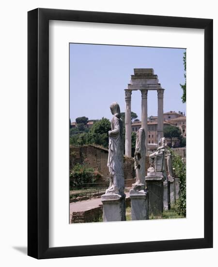 The Forum, Unesco World Heritage Site, Rome, Lazio, Italy-Roy Rainford-Framed Photographic Print